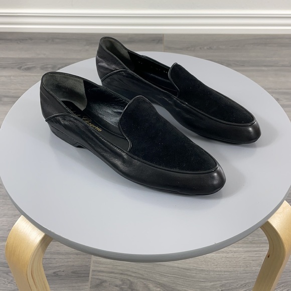 New Robert Clergerie Fani Suede and Leather Loafer - Picture 4 of 8